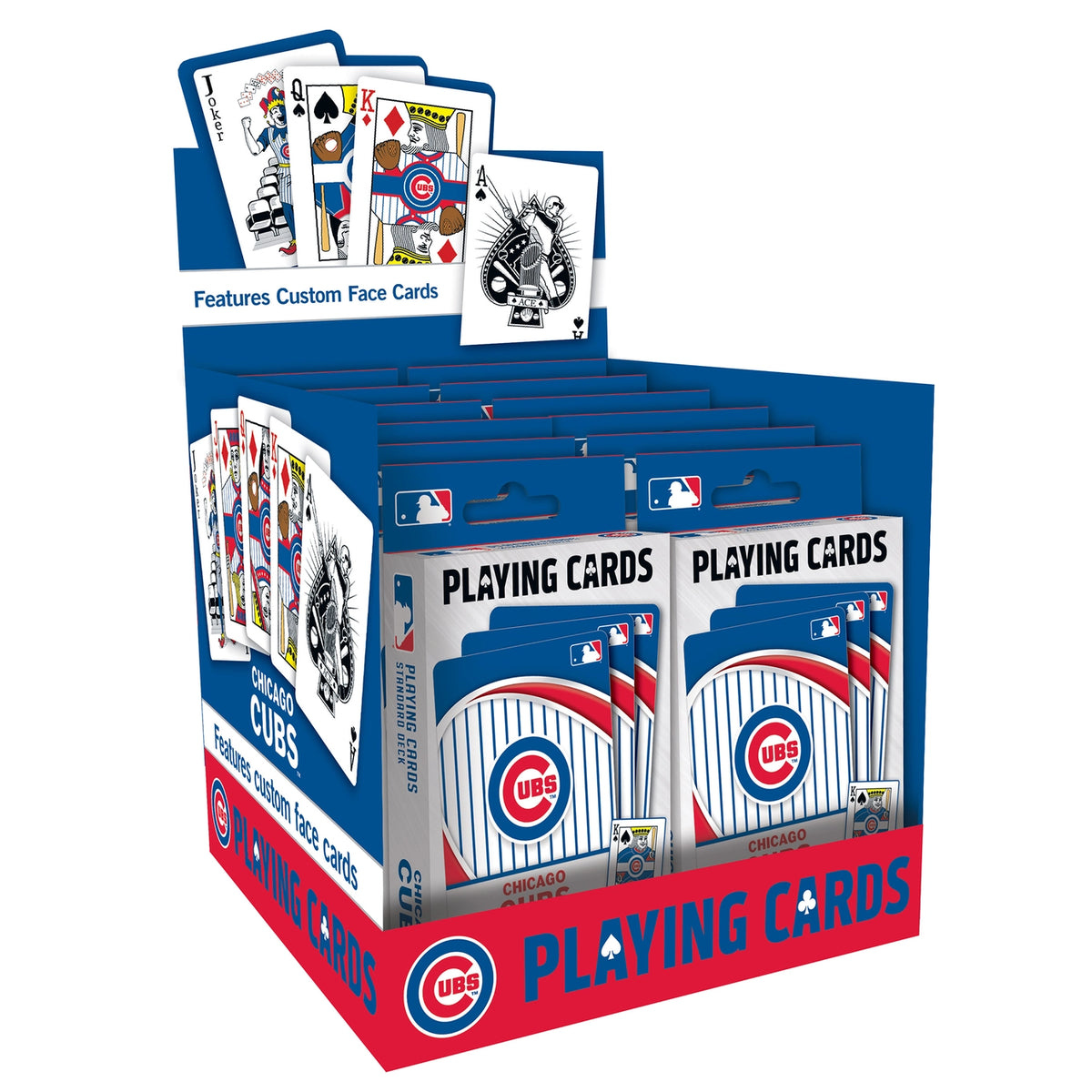 Cub Card Chicago Cubs Playing Cards by Masterpieces – PlayingCardDecks.com