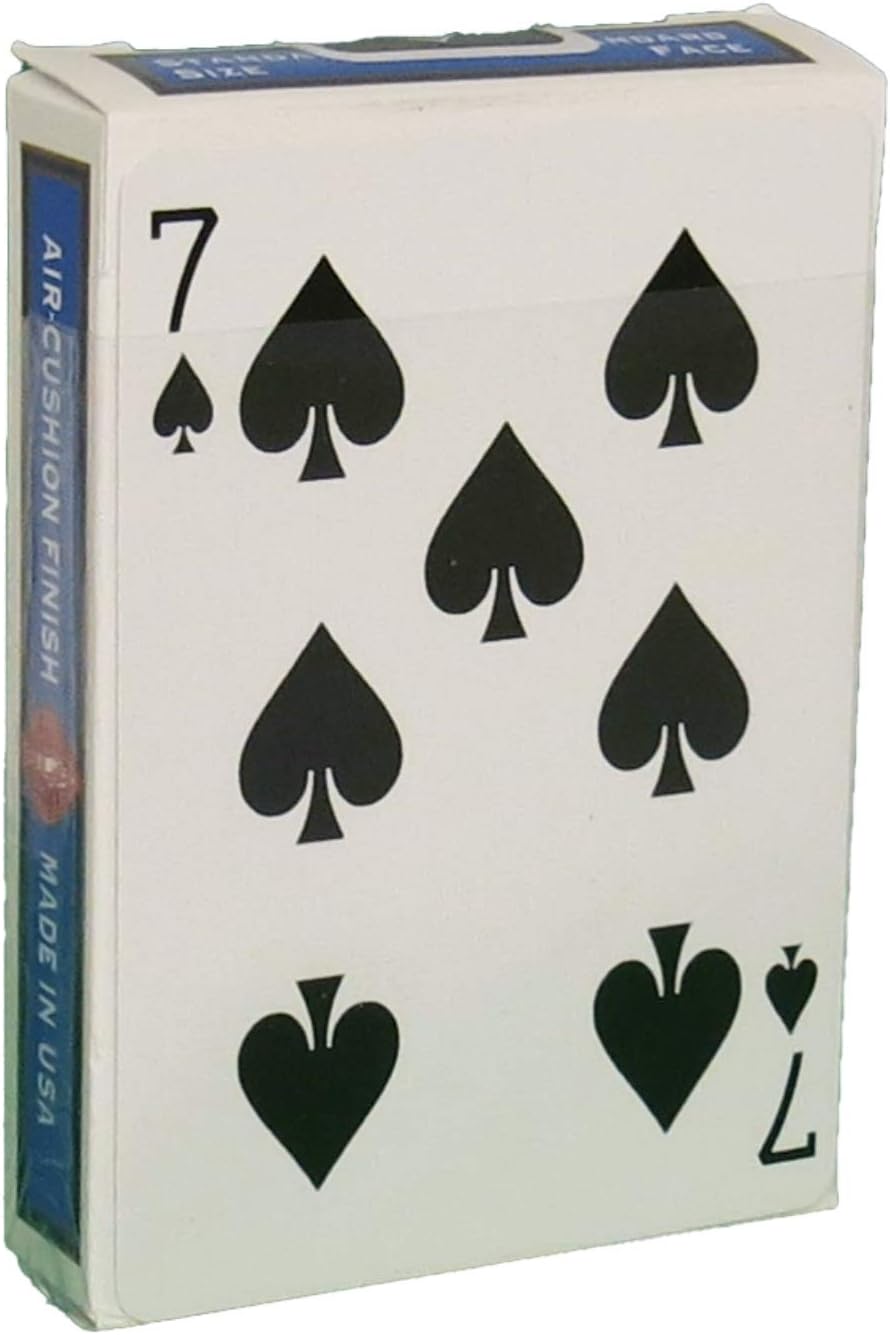 Blue One-Way Forcing Deck - 7 of Spades