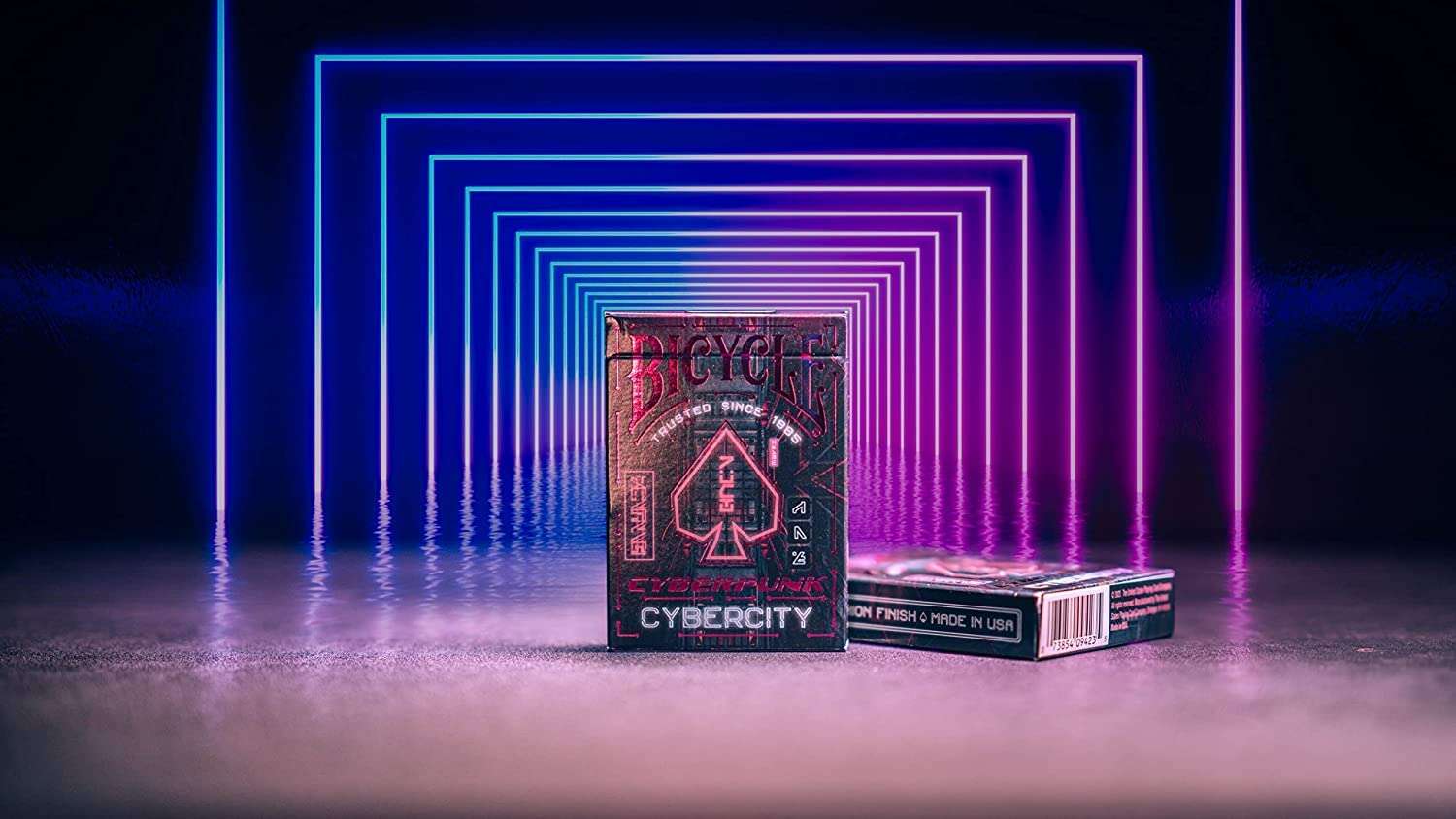 PlayingCardDecks.com-Cyberpunk Cyber City Bicycle Playing Cards