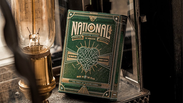 National Green Playing Cards by Theory11 - Unravel the Mystery