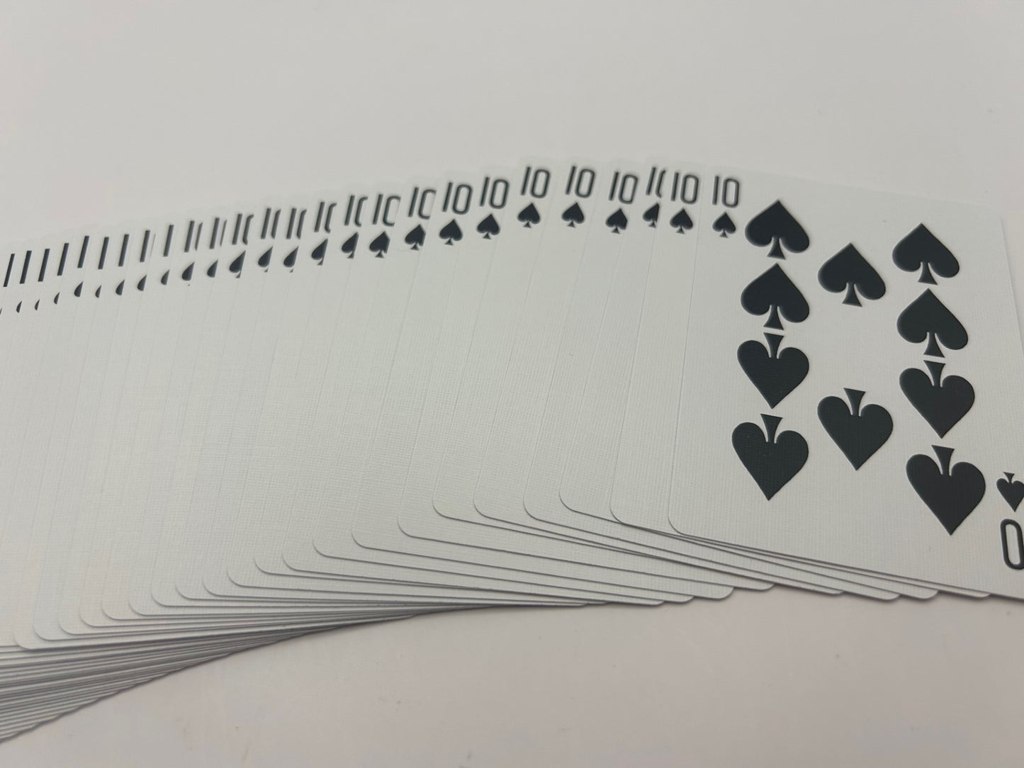Red One-Way Forcing Deck - 10 of Spades