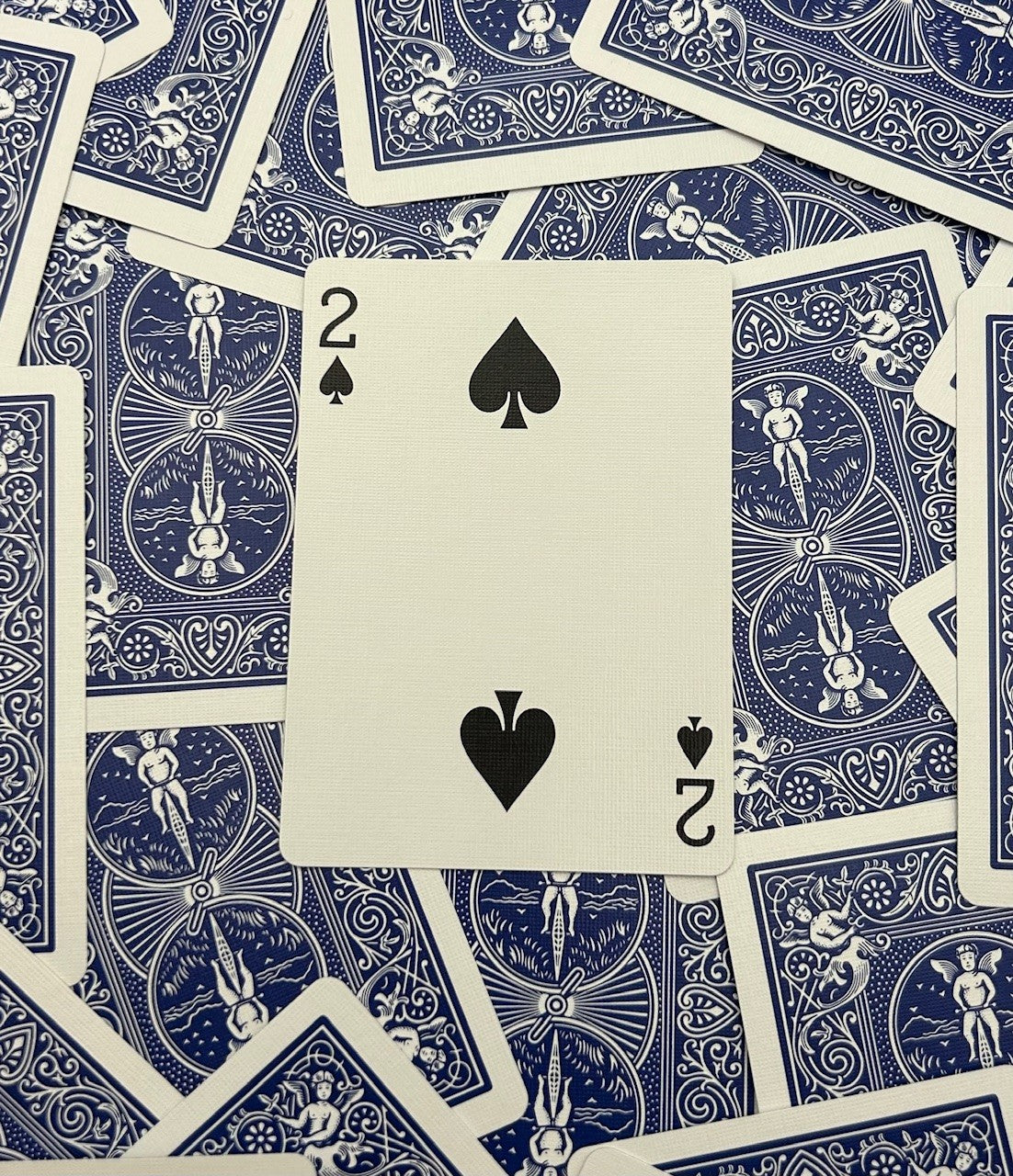 Blue One-Way Forcing Deck - 2 of Spades