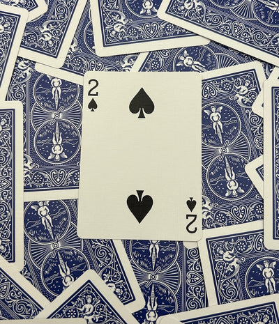 Blue One-Way Forcing Deck - 2 of Spades
