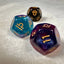 Meteodice Galaxy-Themed D12 Astrology Dice