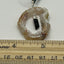 Geode Agate Necklace with Obsidian