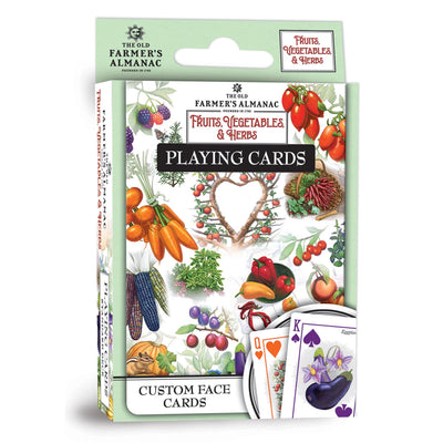 Farmer's Almanac - Fruits, Vegetables, & Herbs Playing Cards by Masterpieces