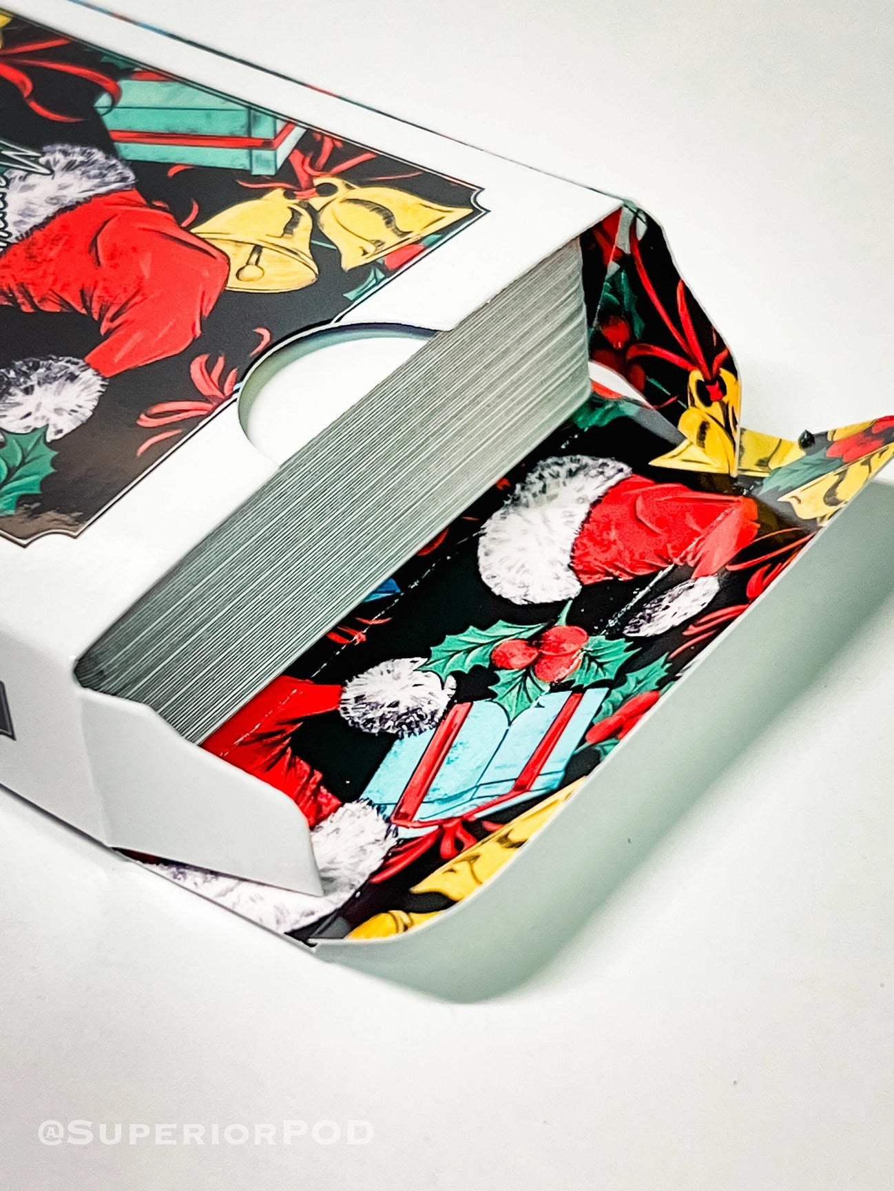 White Christmas Playing Cards