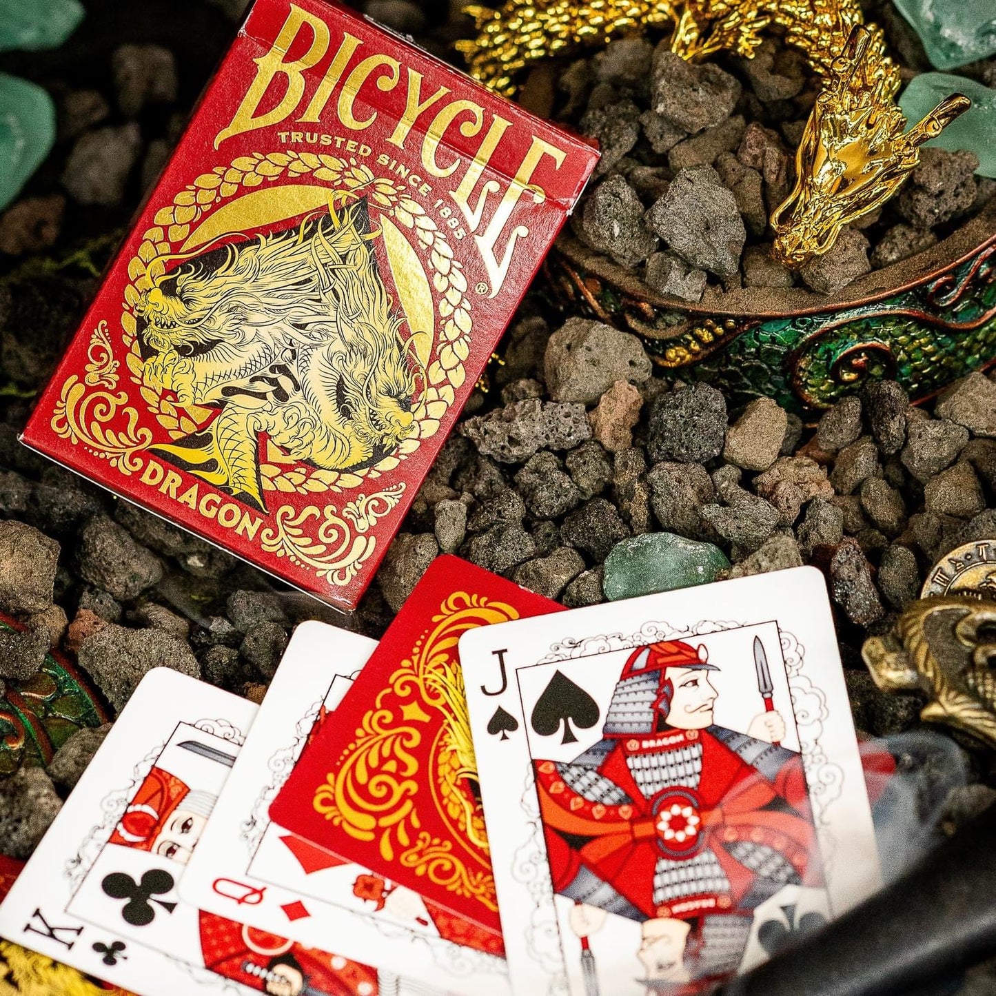 Bicycle Red Dragon Playing Cards