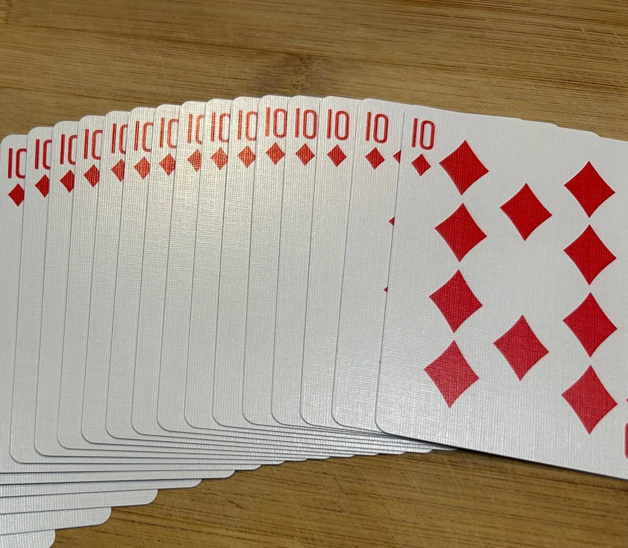 Purple One-Way Forcing Deck - 10 of Diamonds
