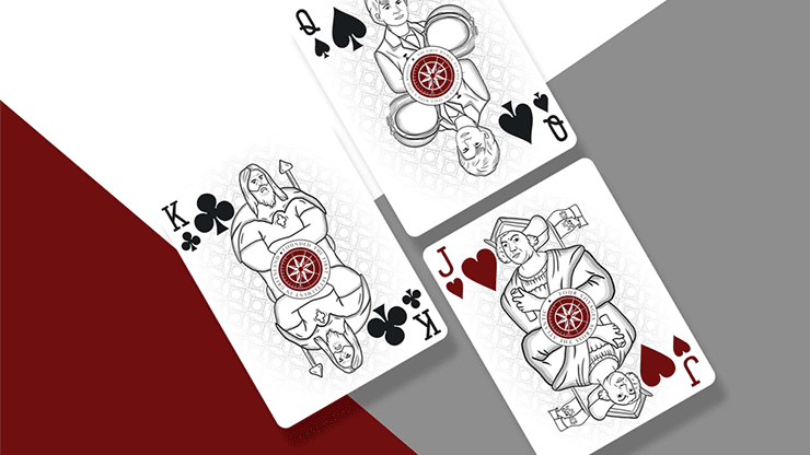 PlayingCardDecks.com-North Star Red Playing Cards USPCC