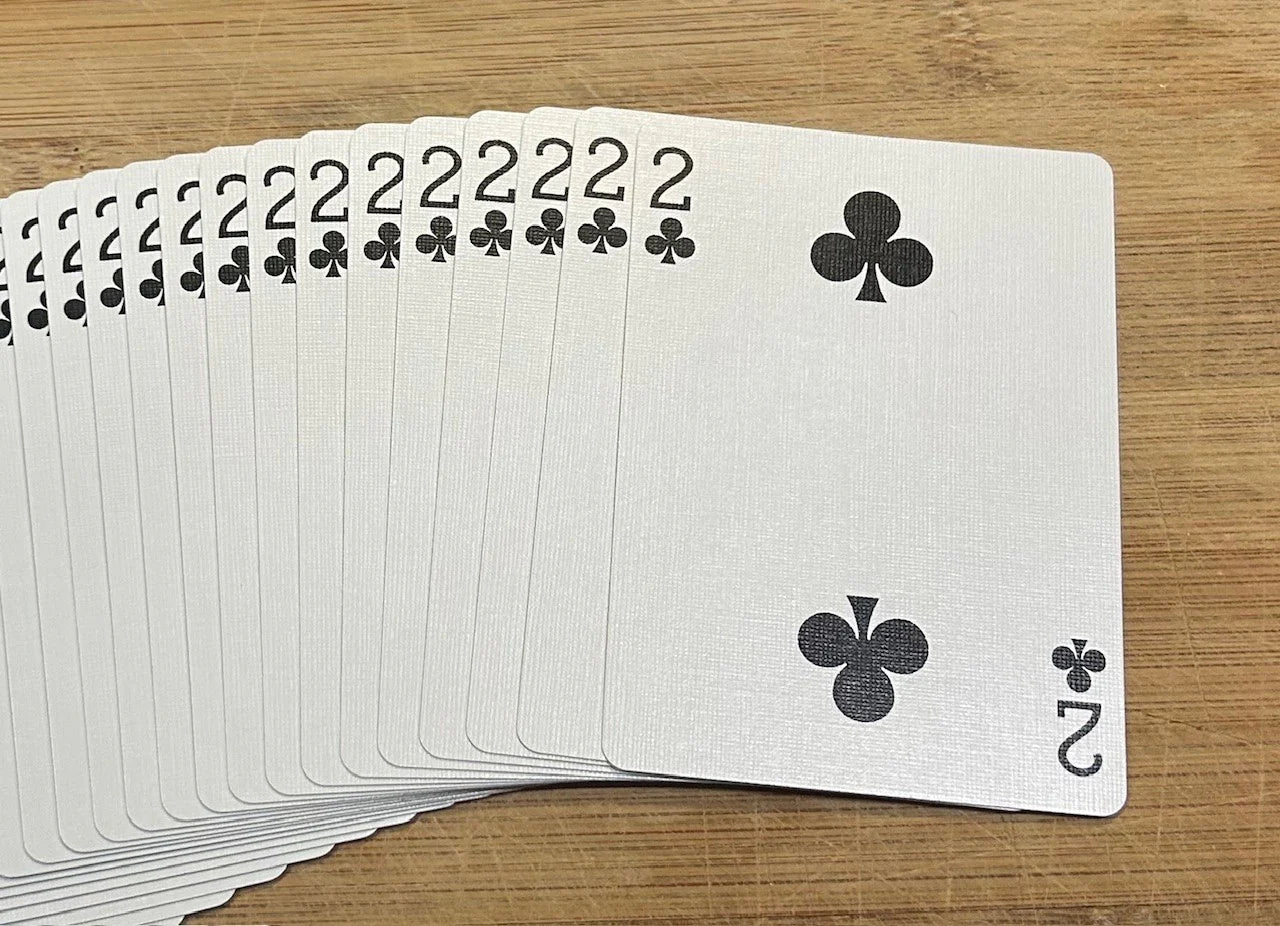 Purple One-Way Forcing Deck - 2 of Clubs