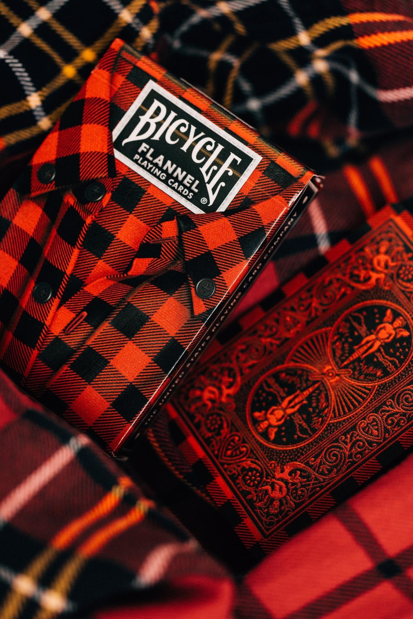 Bicycle Flannel Playing Cards - Feel the Warmth