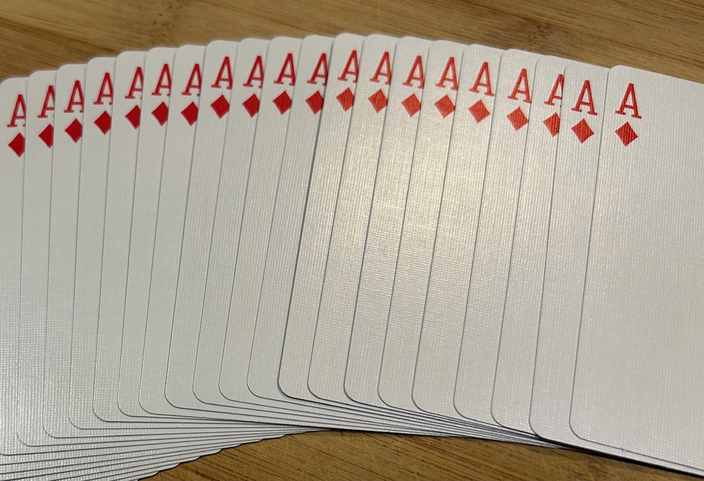 Red One-Way Forcing Deck - Ace of Diamonds