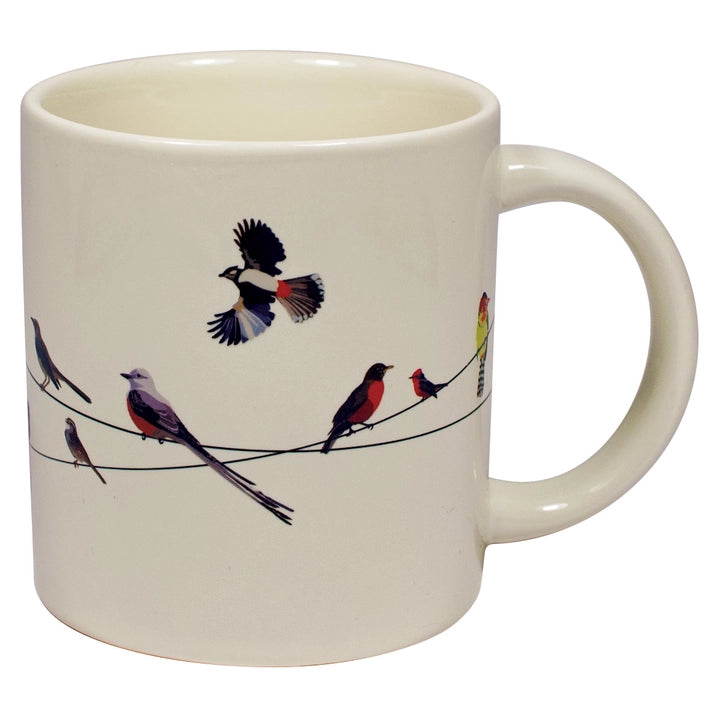 Birds On a Wire Heat-Changing Coffee Mug