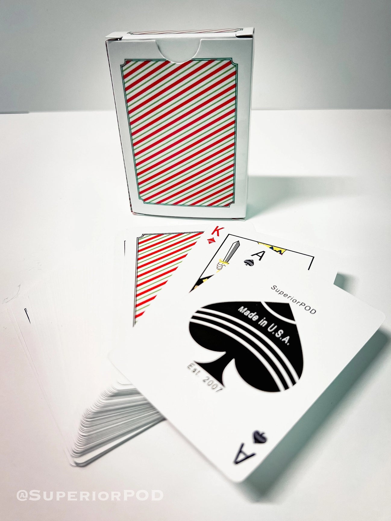 Christmas Wrapping Playing Cards