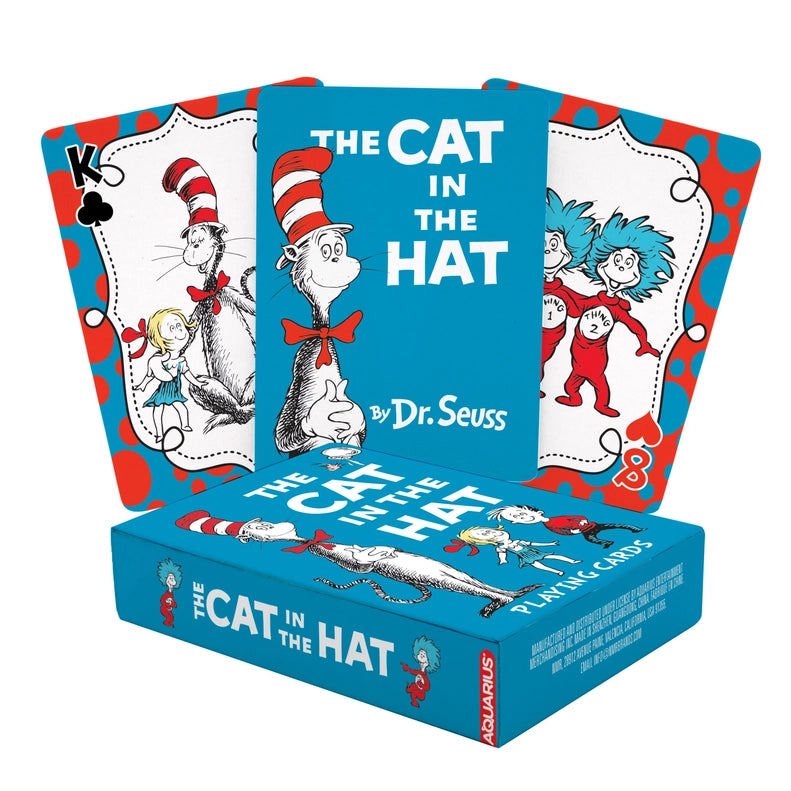 The Cat in the Hat Playing Cards by Aquarius