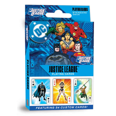 Justice League Playing Cards - 54 Card Deck by Masterpieces