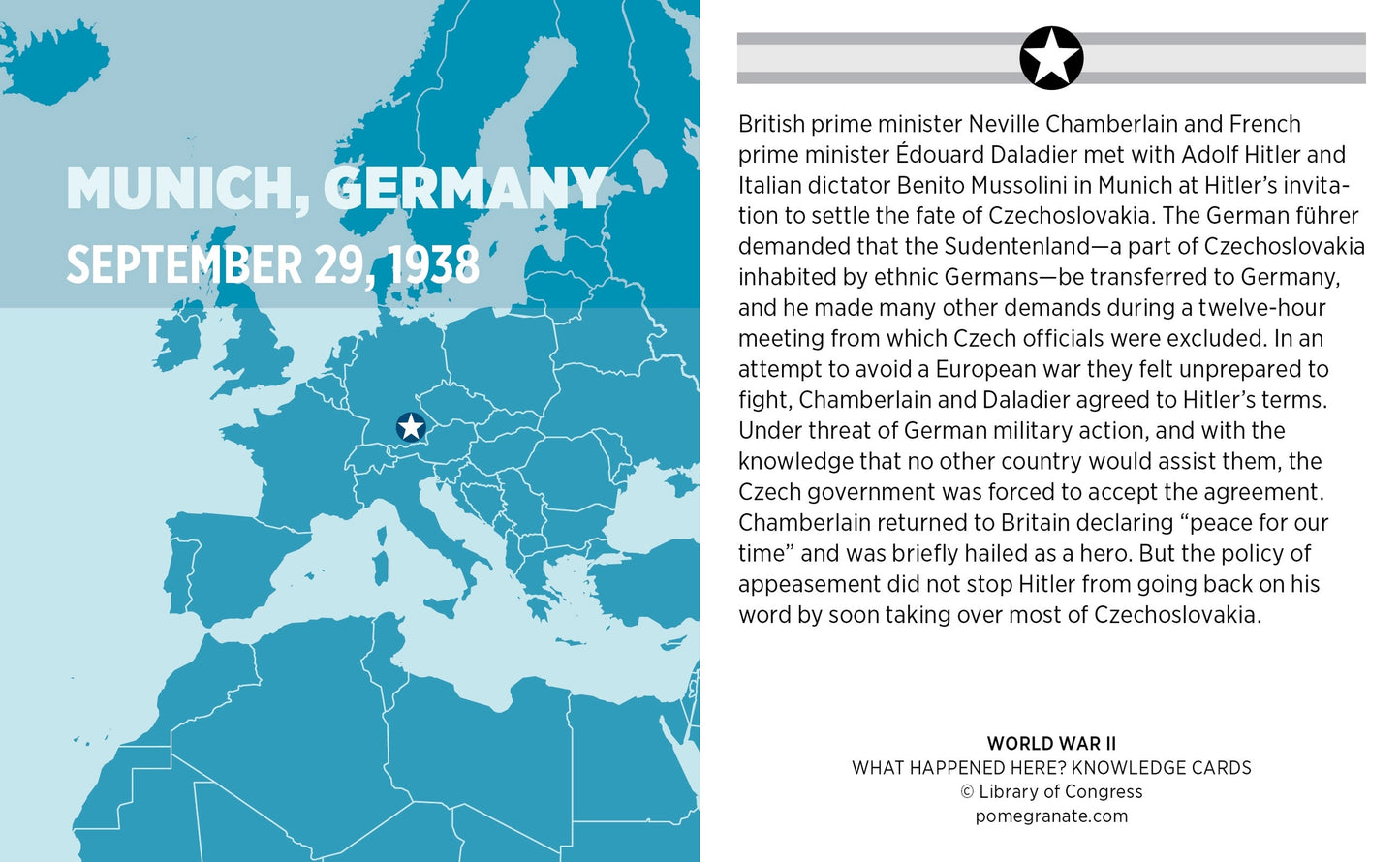 What Happened Here? World War II Knowledge Cards