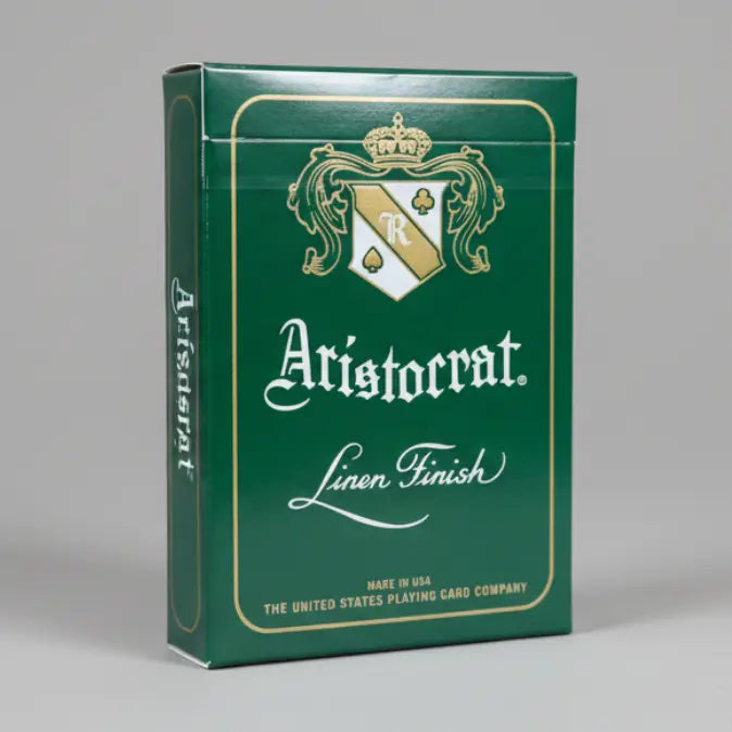 Aristocrat 727 Currency Green 110th Anniversary Playing Cards