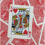 Red One-Way Forcing Deck - K of Hearts