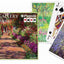 PlayingCardDecks.com-Monet Giverny 2 Deck Set Bridge Size Playing Cards Piatnik