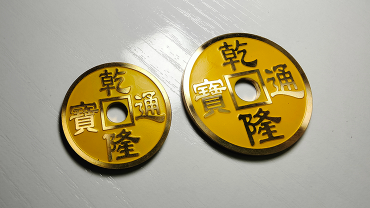 CHINESE COIN YELLOW LARGE by N2G