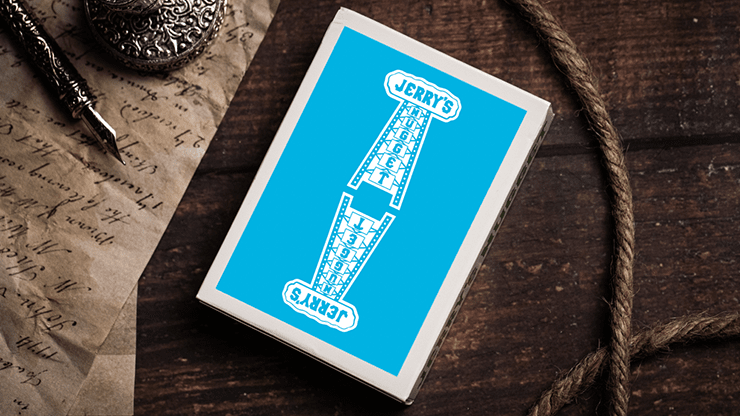PlayingCardDecks.com-Jerry's Nugget Marked Monotone Playing Cards USPCC: Blue