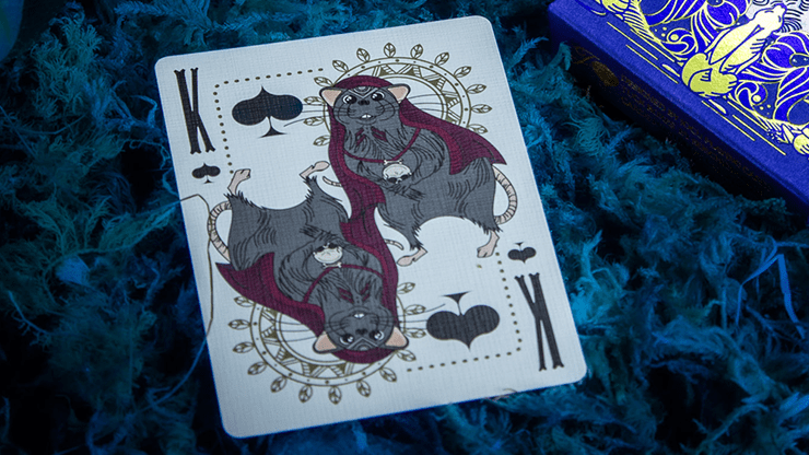 PlayingCardDecks.com-Under the Moon Midnight Blue Playing Cards Cartamundi