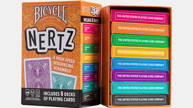 PlayingCardDecks.com-Nertz Bicycle Playing Cards 8 Deck Set