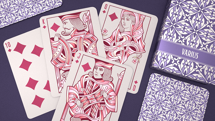PlayingCardDecks.com-Varius Purple Playing Cards Cartamundi