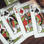 PlayingCardDecks.com-Smoke & Mirrors v8 Green Playing Cards USPCC