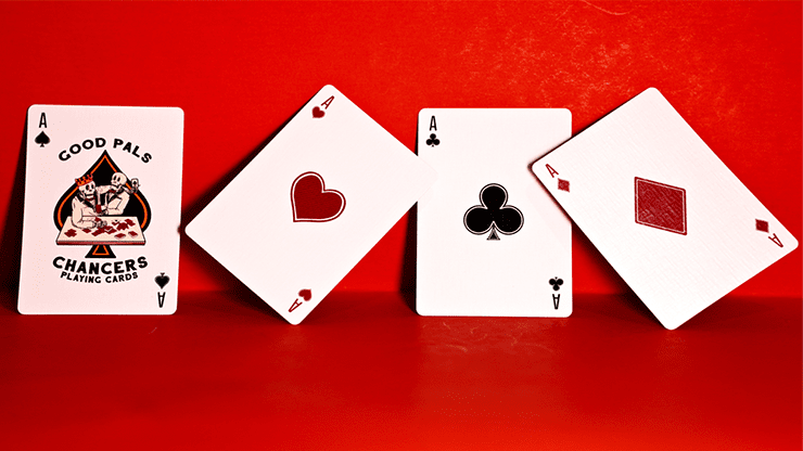 Chancing Card Chancers Playing Cards Red Edition Matte Tuck USPCC – PlayingCardDecks.com