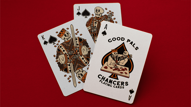 PlayingCardDecks.com-Chancers Playing Cards Red Edition Matte Tuck USPCC