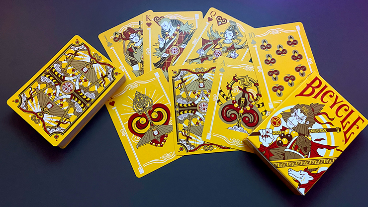 PlayingCardDecks.com-Wukong Rebellion Yellow Bicycle Playing Cards