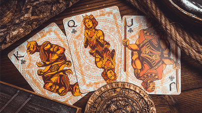 PlayingCardDecks.com-Maya Sun Gilded Playing Cards