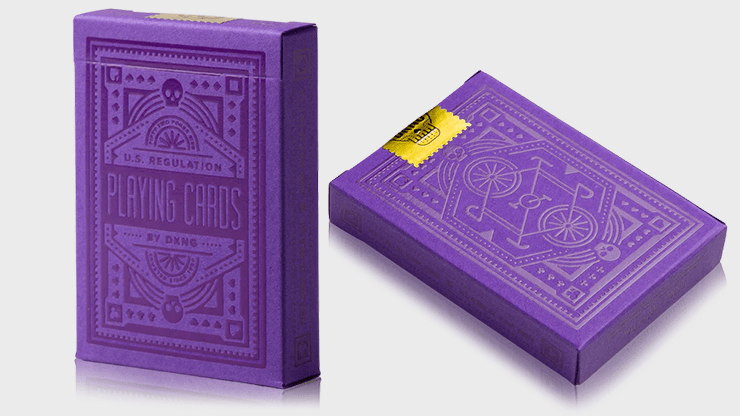 PlayingCardDecks.com-Wheel DKNG Purple Playing Cards USPCC