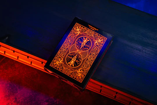 Bicycle Neon Solar-Orange Playing Cards
