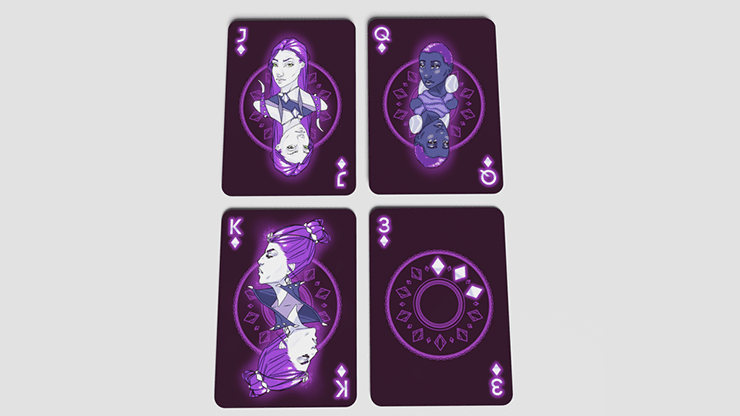 PlayingCardDecks.com-Midnight Court Playing Cards WJPC