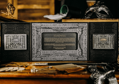 PlayingCardDecks.com-The Illusionist Black Gold Boxset Playing Cards