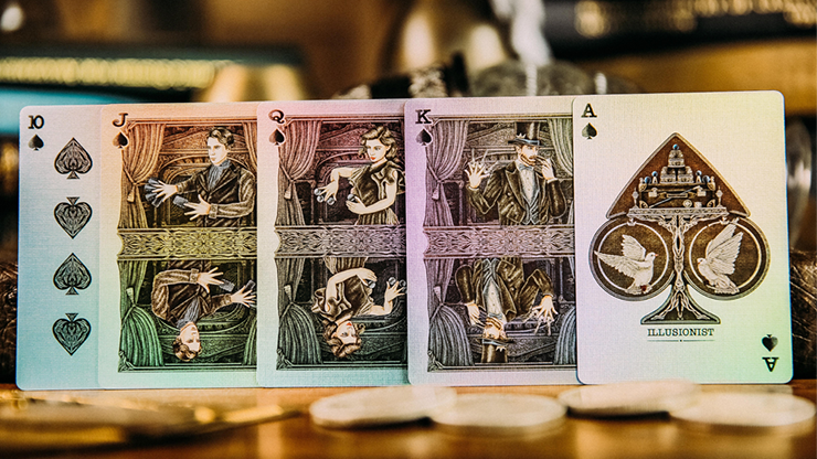 PlayingCardDecks.com-The Illusionist Black Gold Boxset Playing Cards