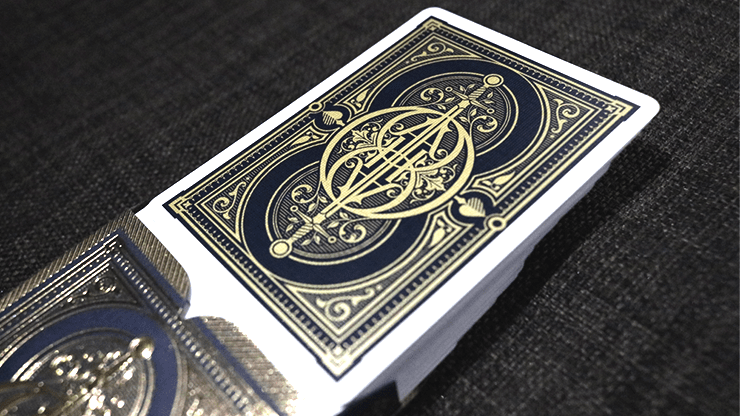 PlayingCardDecks.com-Oath Standard Navy Blue Playing Cards