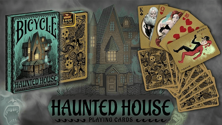 PlayingCardDecks.com-Haunted House Bicycle Playing Cards
