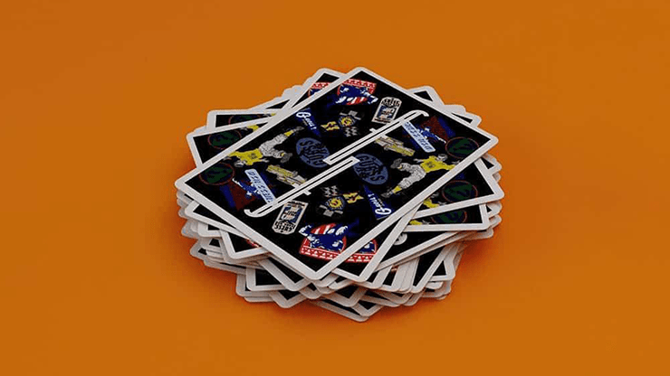 PlayingCardDecks.com-Fontaine Guess Sticker Playing Cards USPCC