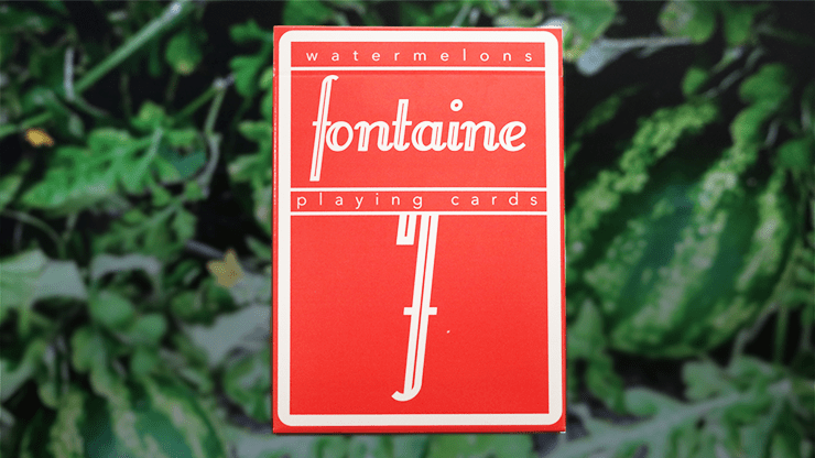 PlayingCardDecks.com-Fontaine Watermelons Playing Cards USPCC