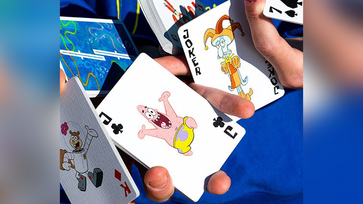 PlayingCardDecks.com-Fontaine x Sponge Bob Playing Cards USPCC