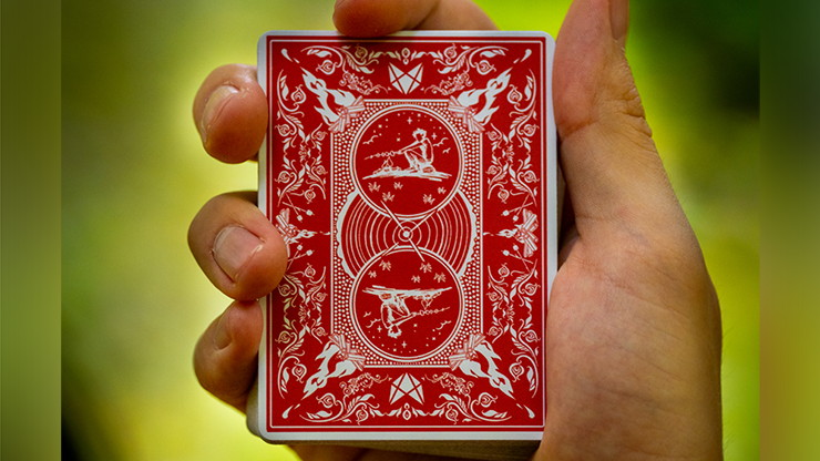 Bonfires Red by Adam Wilber and Vulpine - includes Card Magic Course