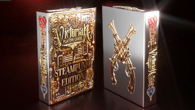Victorian Steampunk Silver Playing Cards NPCC