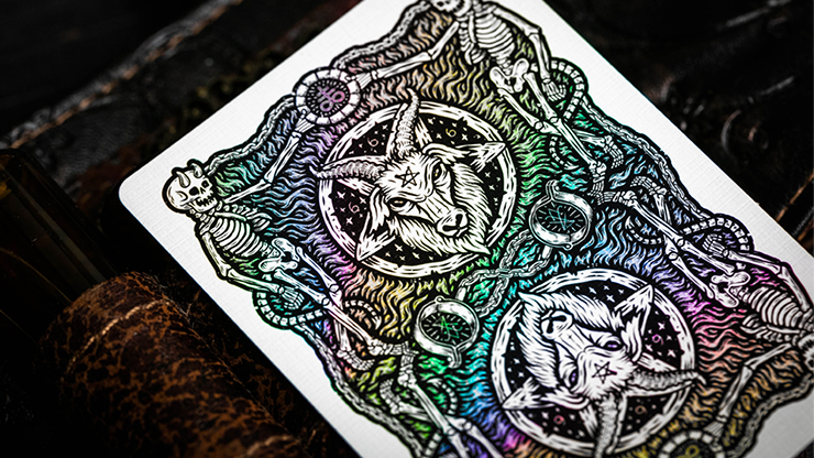 PlayingCardDecks.com-666 Dark Reserves Holographic Foiled Edition Playing Cards Cartamundi