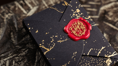 PlayingCardDecks.com-Fluid Art Red Luxury Playing Cards TCC