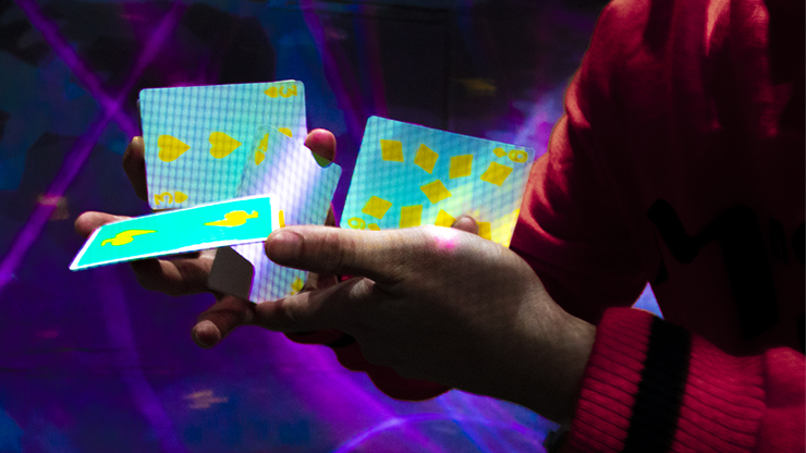 PlayingCardDecks.com-Jaspas Deck Neon Nights Playing Cards